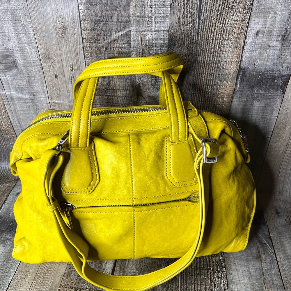 Finn Esker Yellow Women's shoulder Crossbody Bag - Picture 7 of 16